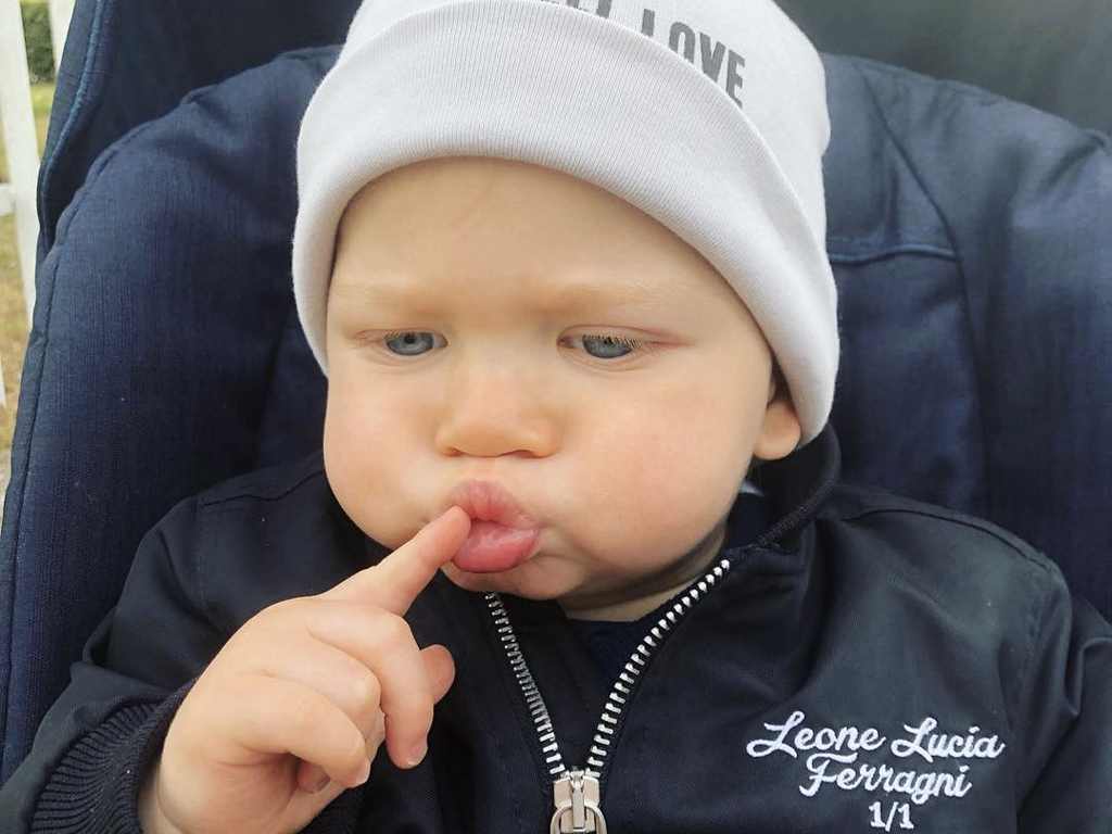 Baby Leo. Clique na imagem e confira mais peças da marca de Chiara! (Foto: Reprodução/Instagram @chiaraferragni).