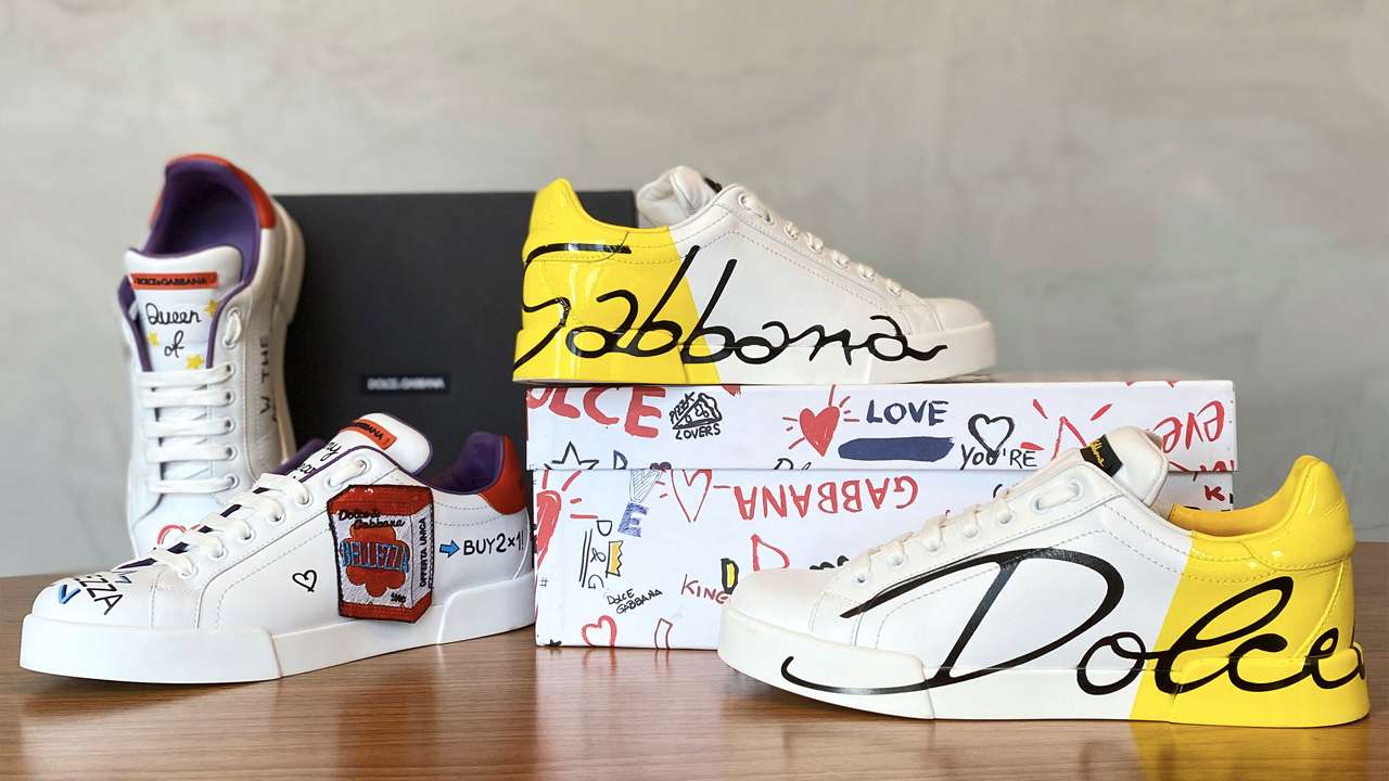 Tênis Dolce & Gabbana Portofino. Clique na imagem e confira mais modelos de tênis de marcas de luxo!