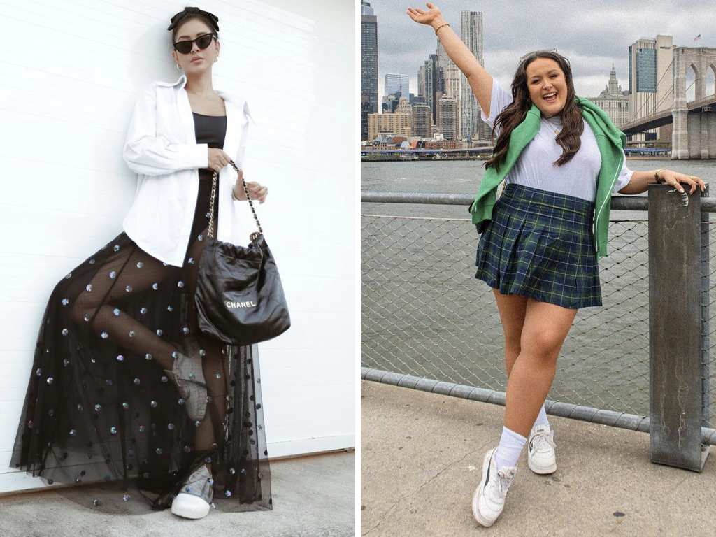 Foto 1: Reprodução/Instagram @ricademarre; Foto 2: Reprodução/Instagram @amyastridd. Clique na imagem e confira peças similares!