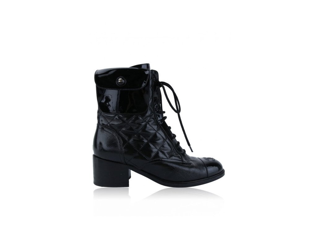 coturno chanel etiqueta unica
