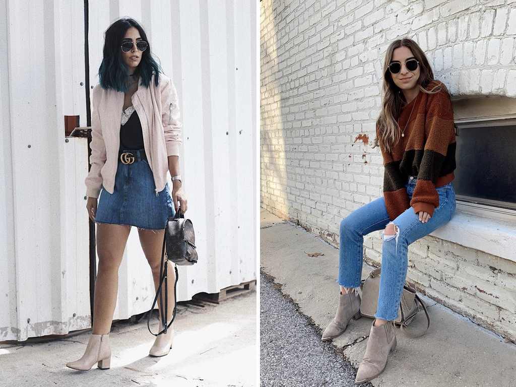 Foto 1: Reprodução/Instagram @jadeseba; Foto 2: Reprodução/Instagram @itsalyssamayy. Clique na imagem e confira modelos de botas semelhantes!