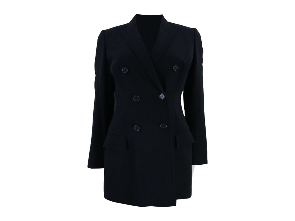 blazer preto dolce & gabbana etiqueta unica