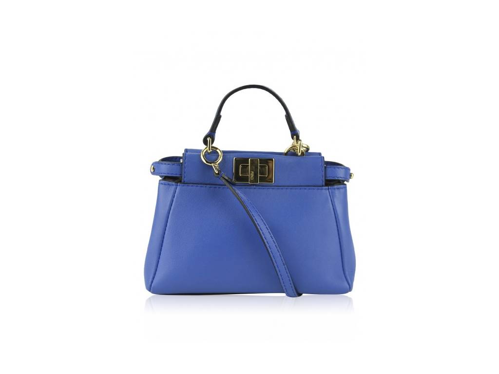 bolsa fendi peekaboo micro etiqueta única