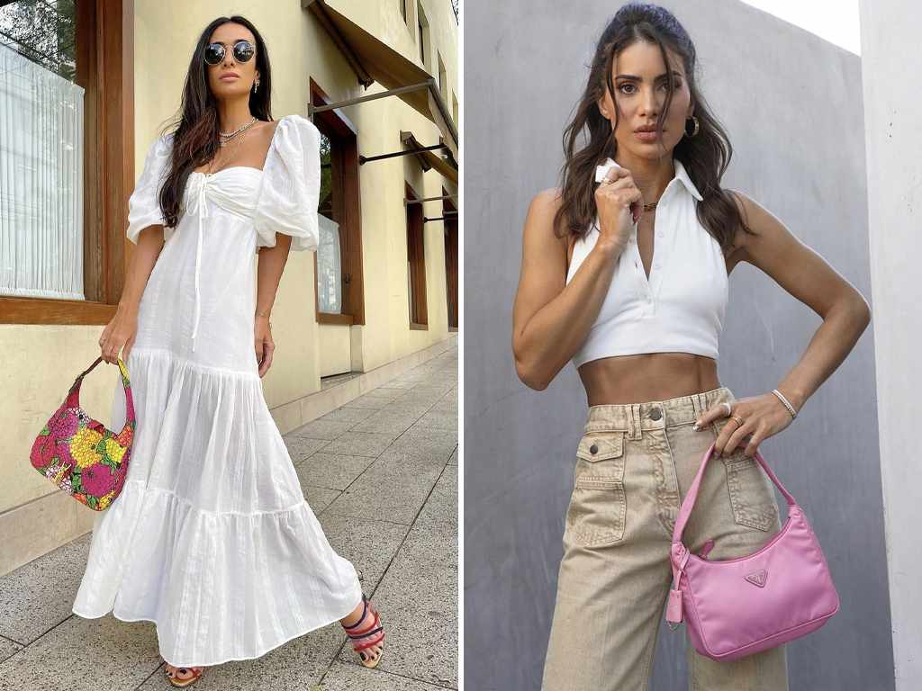 Foto 1: Reprodução/Instagram @silvabraz; Foto 2: Reprodução/Instagram @camilacoelho. Clique na imagem e confira peças similares!