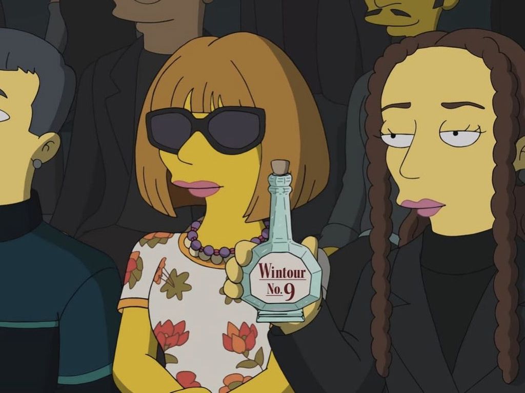Anna Wintour na na parceria com de Os Simpsons com a Balenciaga. Clique na imagem e confira peças incríveis da marca! (Foto: Reprodução/Instagram @voguebrasil).