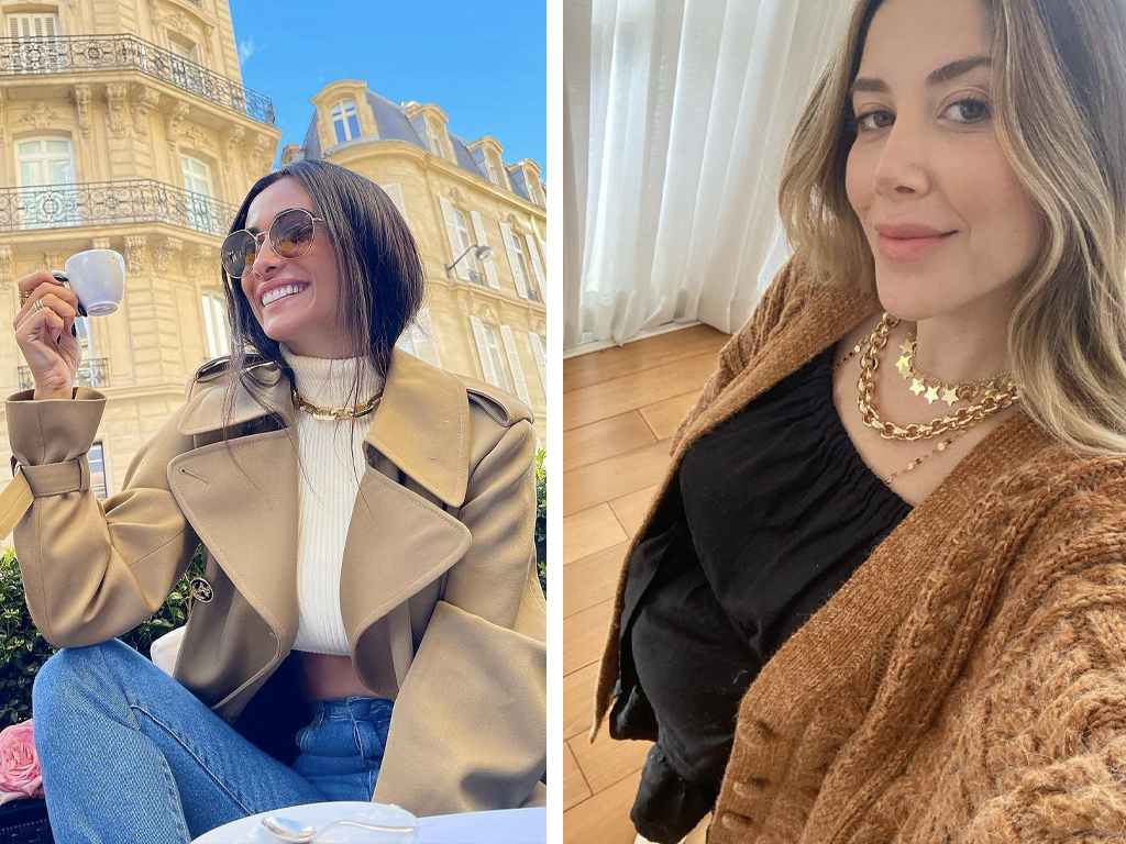 Foto 1: Reprodução/Instagram @silviabraz; Foto 2: Reprodução/Instagram @micarocha. Clique na imagem e confira peças similares!