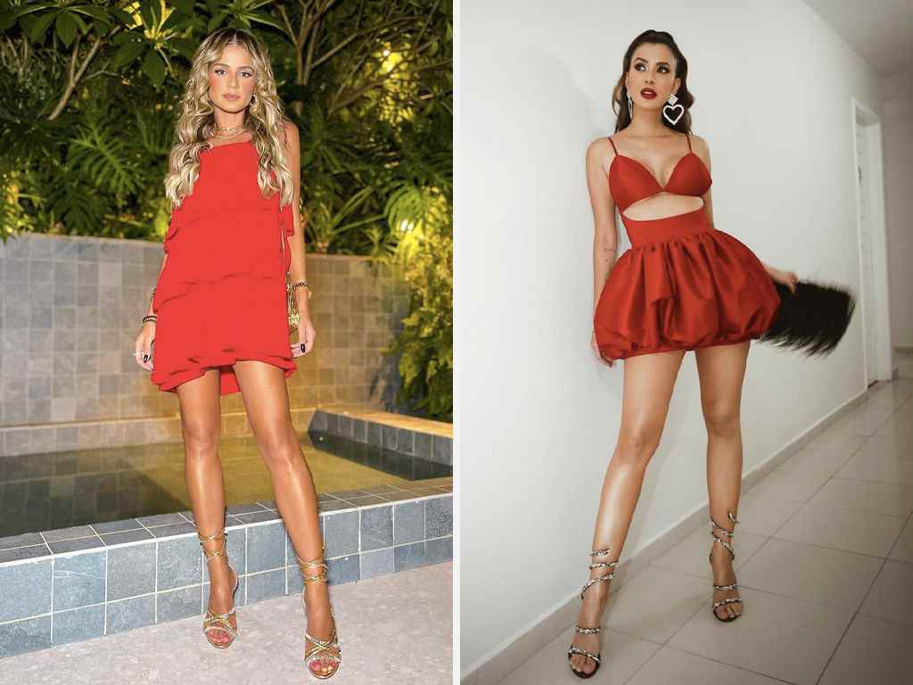 Foto 1: Reprodução/Instagram @thassianaves; Foto 2: Reprodução/Instagram @ricademarre. Clique na imagem e confira peças similares!