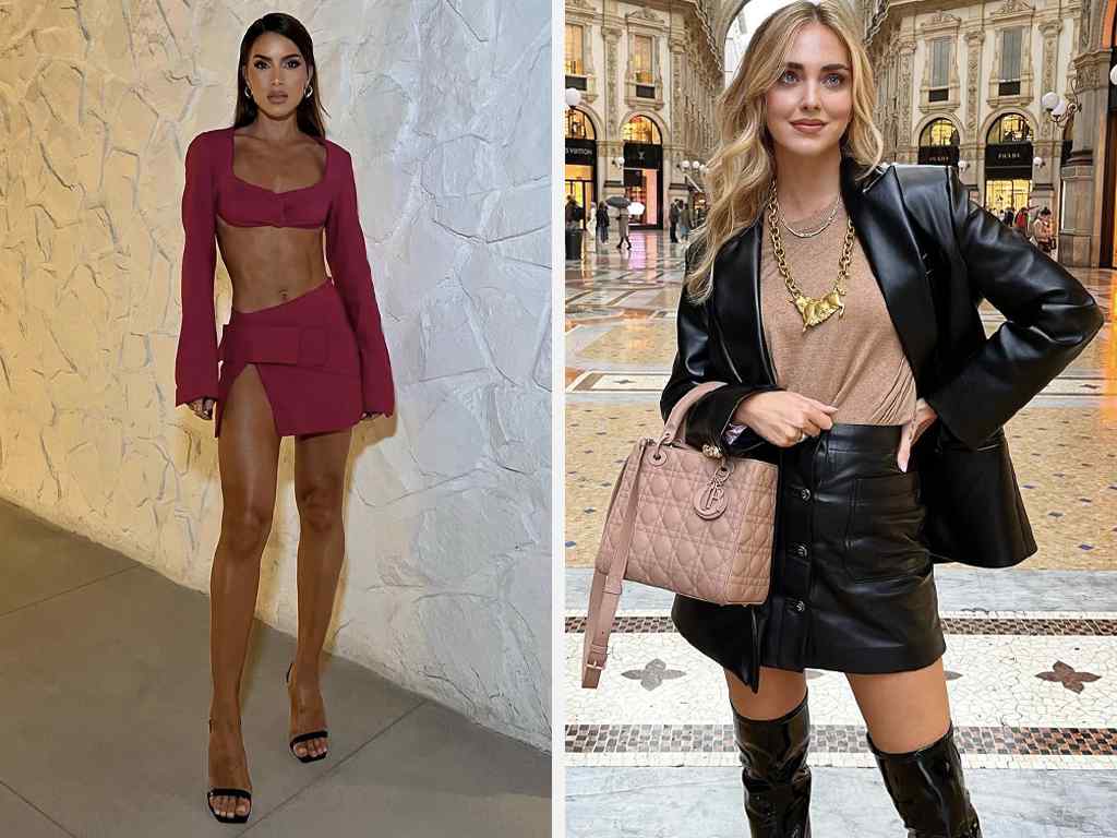 Foto 1: Reprodução/Instagram @camilacoelho; Foto 2: Reprodução/Instagram @chiaraferragni. Clique na imagem e confira peças similares!