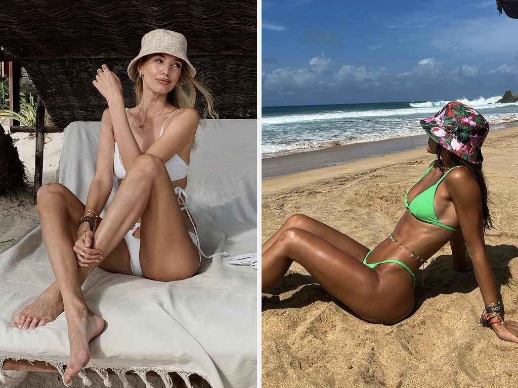 Foto 1: Reprodução/Instagram @leoniehanne. Foto 2: Reprodução/Instagram @camilacoelho. Clique na imagem e confira peças similares!