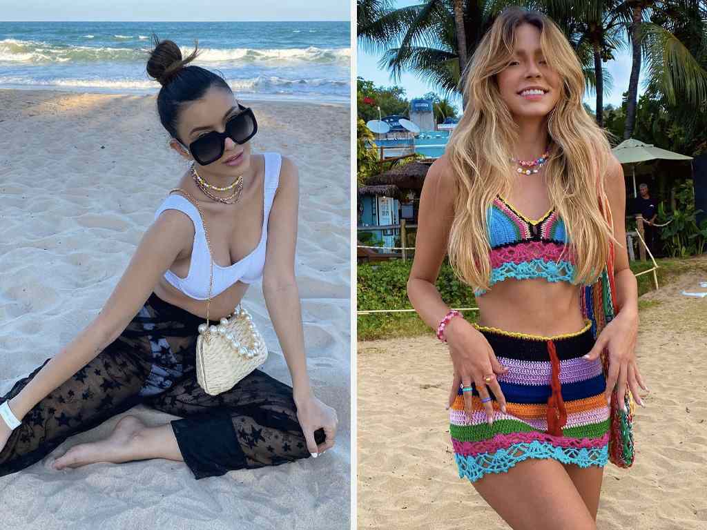 Foto 1: Reprodução/Instagram @ricademarre. Foto 2: Reprodução/Instagram @jordannamaia. Clique na imagem e confira peças similares!