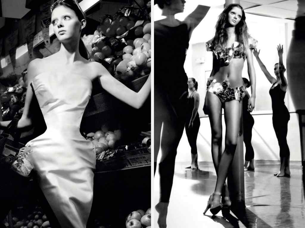 Peças de Thierry Mugler. Clique na imagem e confira criações do estilista! (Foto: Reprodução/Instagram @dazedfashion)