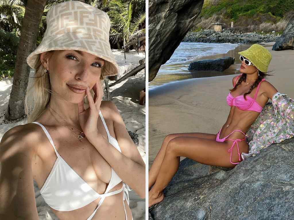 Foto 1: Reprodução/Instagram @leoniehanne; Foto 2: Reprodução/Instagram @camilacoelho. Clique na imagem e confira peças similares!