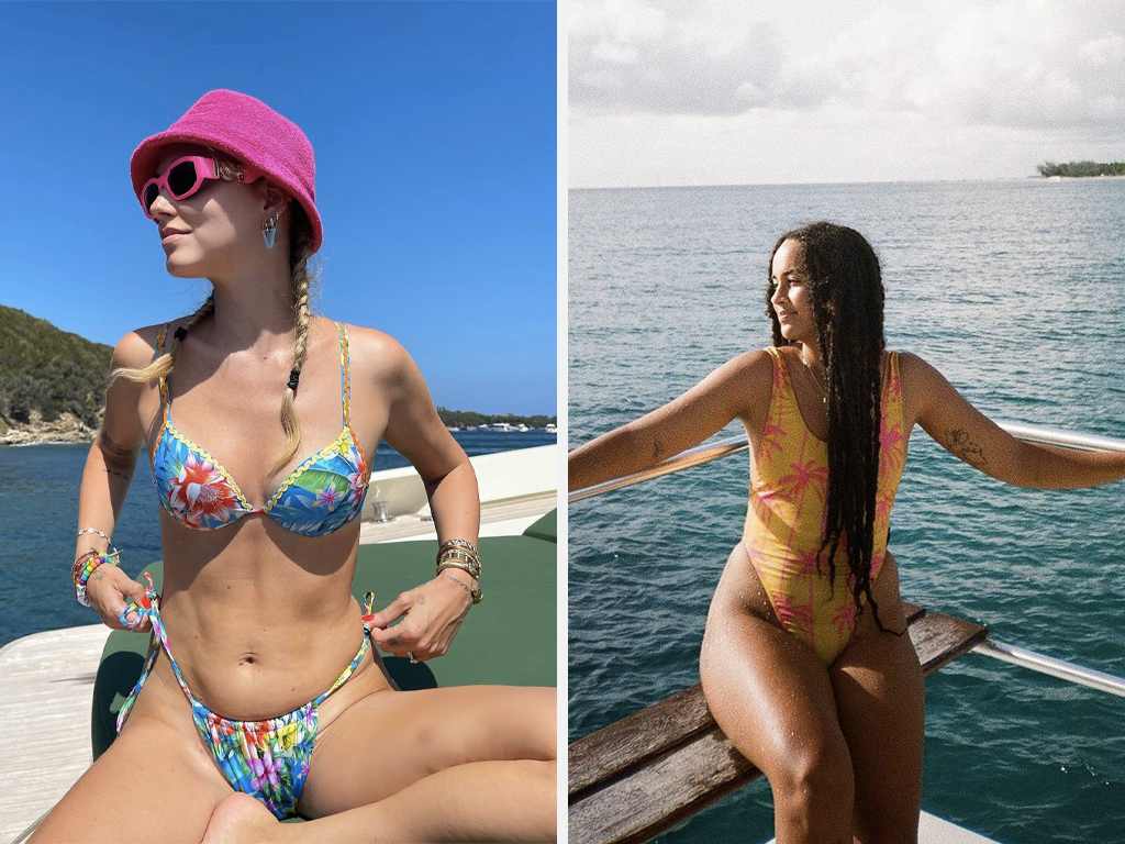 Foto 1: Reprodução/Instagram @chiaraferragni; Foto 2: Reprodução/Instagram @alannanicolex. Clique na imagem e confira peças similares!