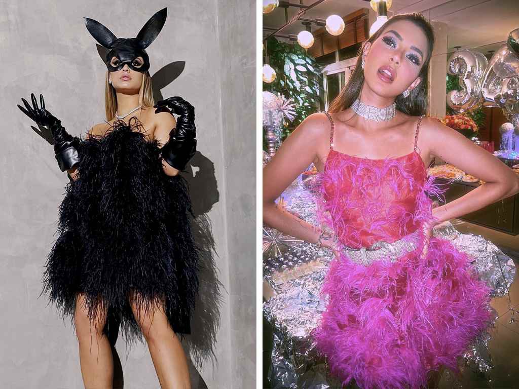 Foto 1: Reprodução/Instagram @mariabbraz; Foto 2: Reprodução/Instagram @ricademarre. Clique na imagem e confira peças similares!