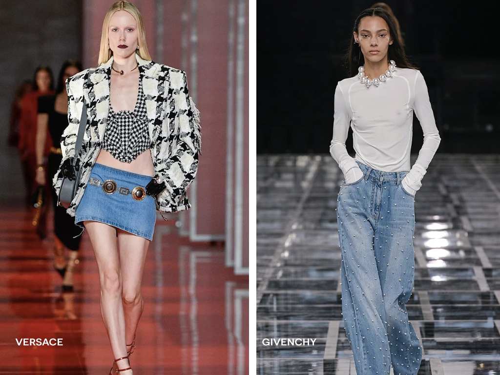 Foto 1: Reprodução/Instagram @coutureforvogue.; Foto 2: Reprodução/Instagram @ellethailandofficial. Clique na imagem e confira peças das tendências!