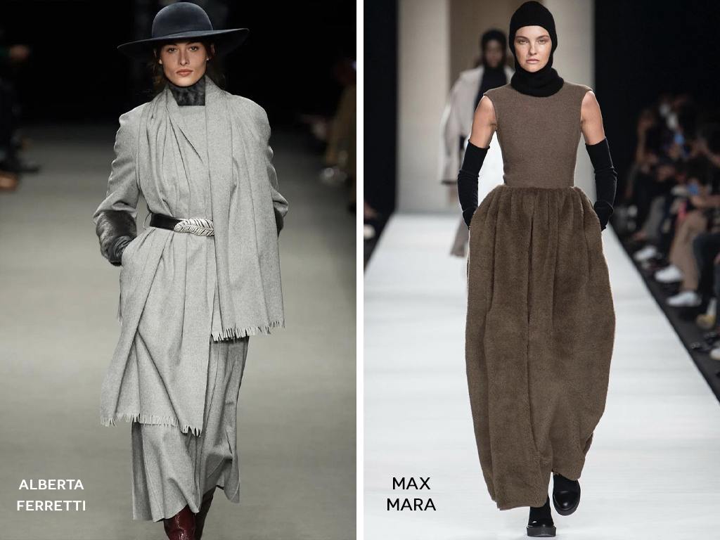 Foto 1: Reprodução/Instagram @roselda_martucci; Foto 2: Reprodução/Instagram @dazedkorea. Clique na imagem e confira peças das tendências!