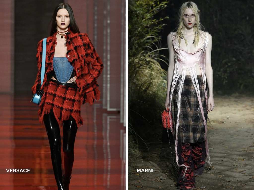 Foto 1: Reprodução/Instagram @numerothailand; Foto 2: Reprodução/Instagram @fashiontomax_magazine. Clique na imagem e confira peças das tendências!