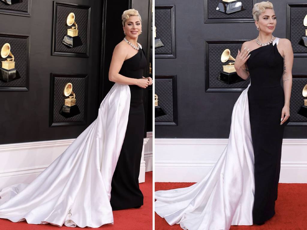 Foto 1: Reprodução/Instagram @giorgioarmani; Foto 2: Reprodução/Instagram @sandraamador.xx. 
