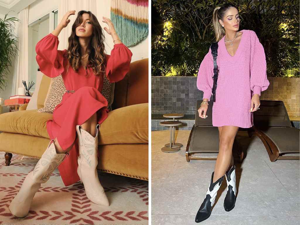 Foto 1: Reprodução/Instagram @nativozza; Foto 2: Reprodução/Instagram @thassianaves. Clique na imagem e confira peças similares!