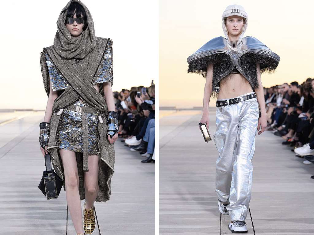 Looks do desfile Louis Vuitton Cruise 2023. Clique na imagem e confira mais criações da marca! (Fotos: Reprodução/Instagram @marieclairejapon)