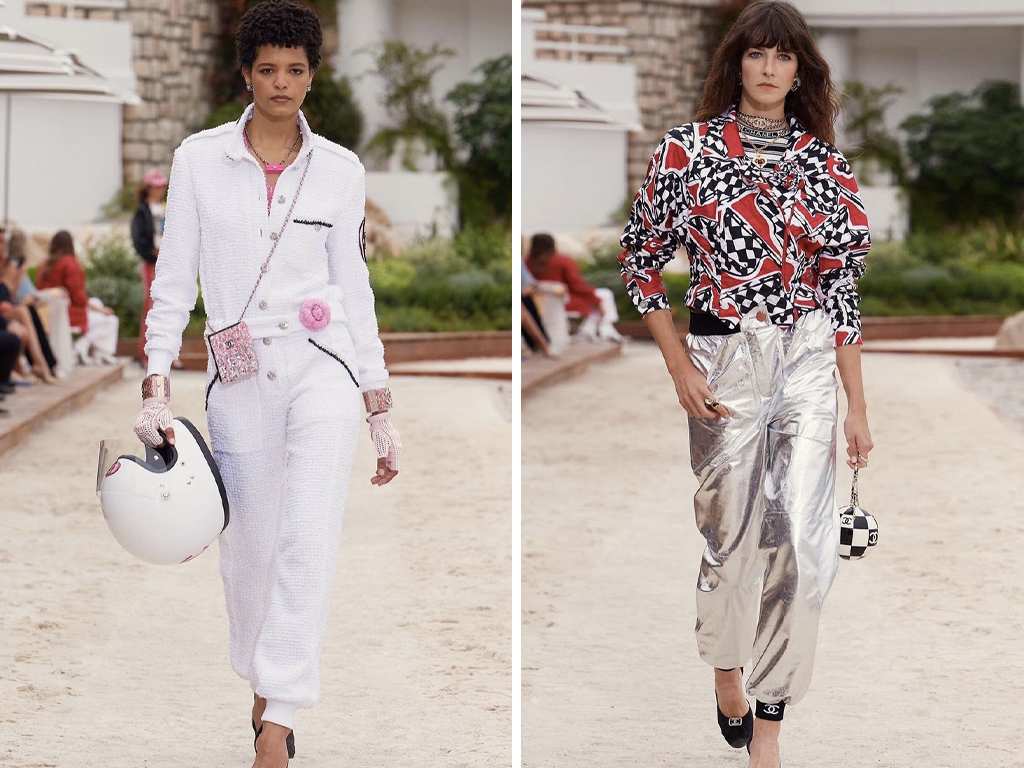 Looks da coleção Chanel Cruise 2022/23. Clique na imagem e confira mais criações da Chanel! (Fotos: Reprodução/Instagram @chalisaviravan)