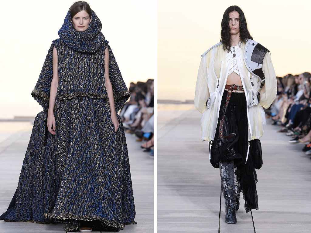 Looks do desfile Louis Vuitton Cruise 2023. Clique na imagem e confira mais criações da marca! (Fotos: Reprodução/Instagram @marieclairejapon)