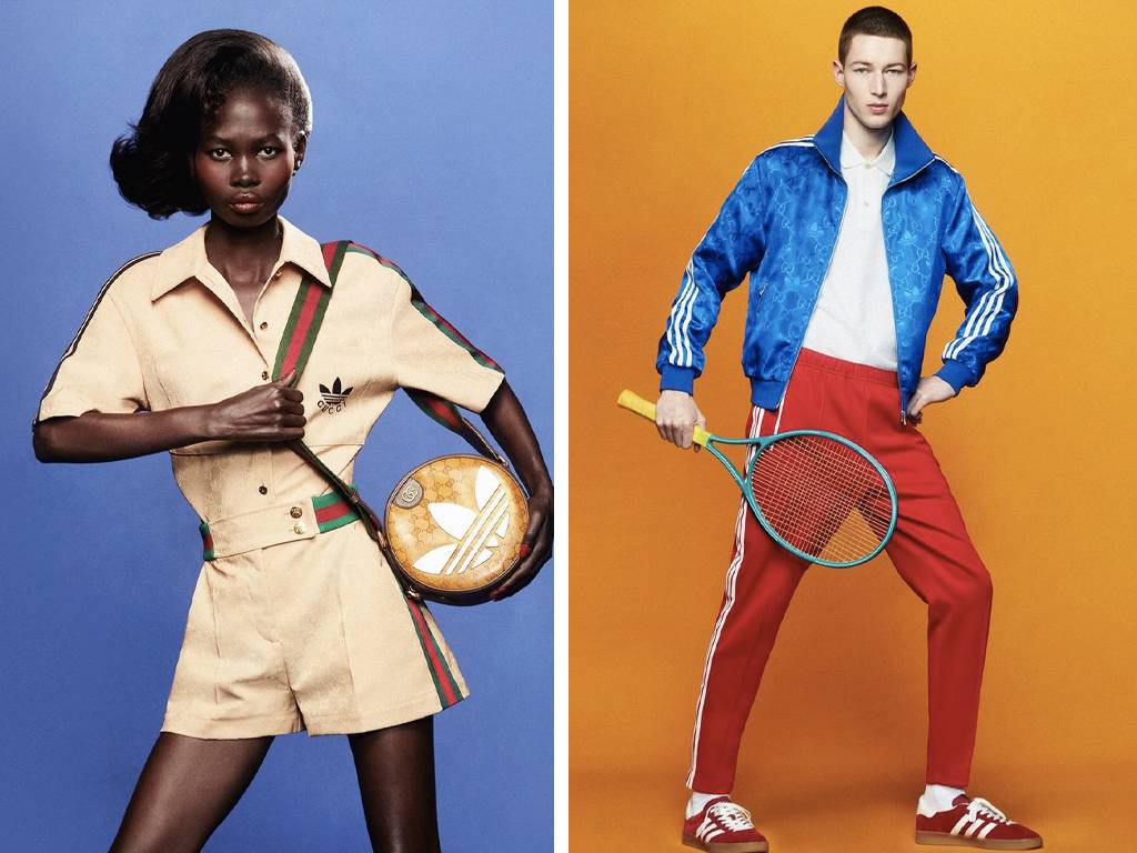 Looks da parceria Gucci x Adidas. Clique na imagem e confira criações da marca italiana! (Foto: Reprodução/Instagram @gucci)