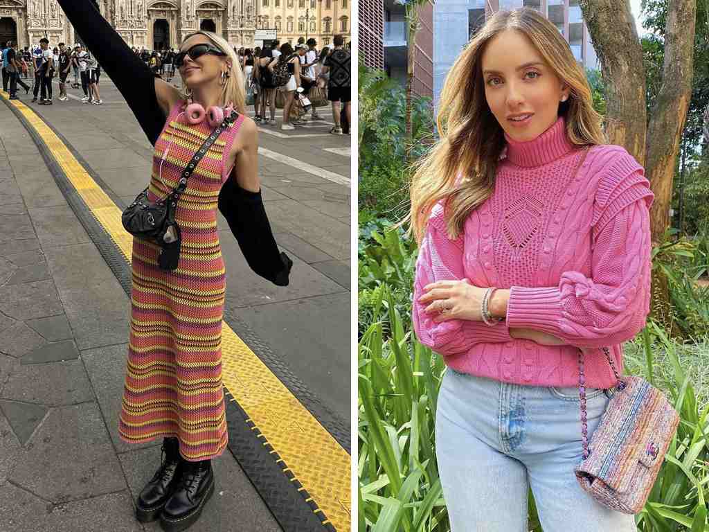 Foto 1: Reprodução/Instagram @sofiamcoelho; Foto 2: Reprodução/Instagram @lelesaddi. Clique na imagem e confira peças similares!