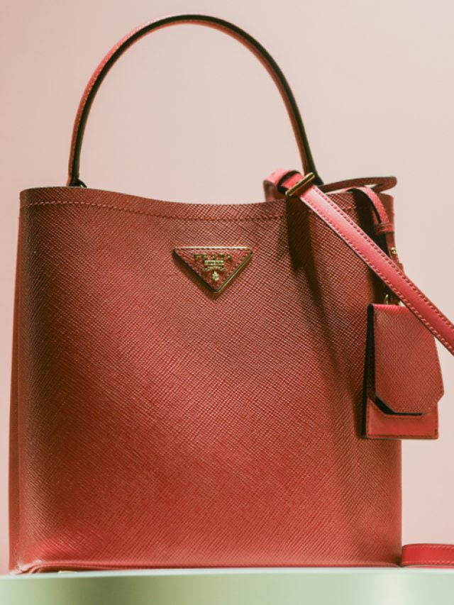 Milan,,Italy,Â,February,22,,2019:,Prada,Leather,Handbag,In