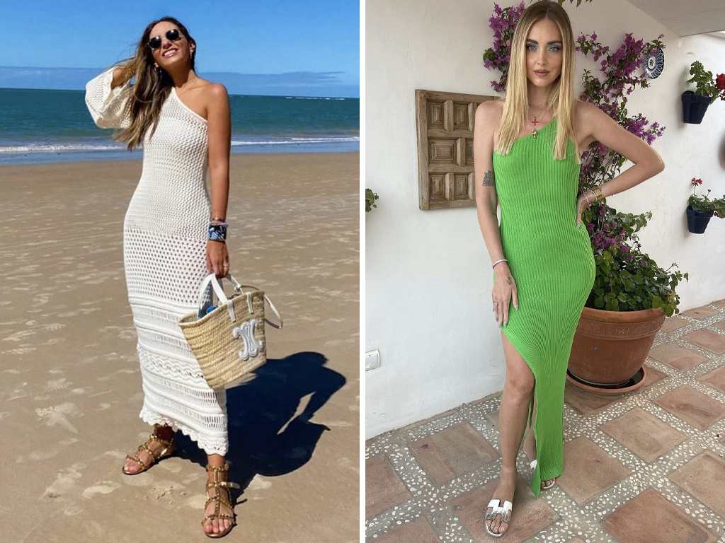 Foto 1: Reprodução/Instagram @lelesaddi; Foto 2: Reprodução/Instagram @chiaraferragni. Clique na imagem e confira peças similares!