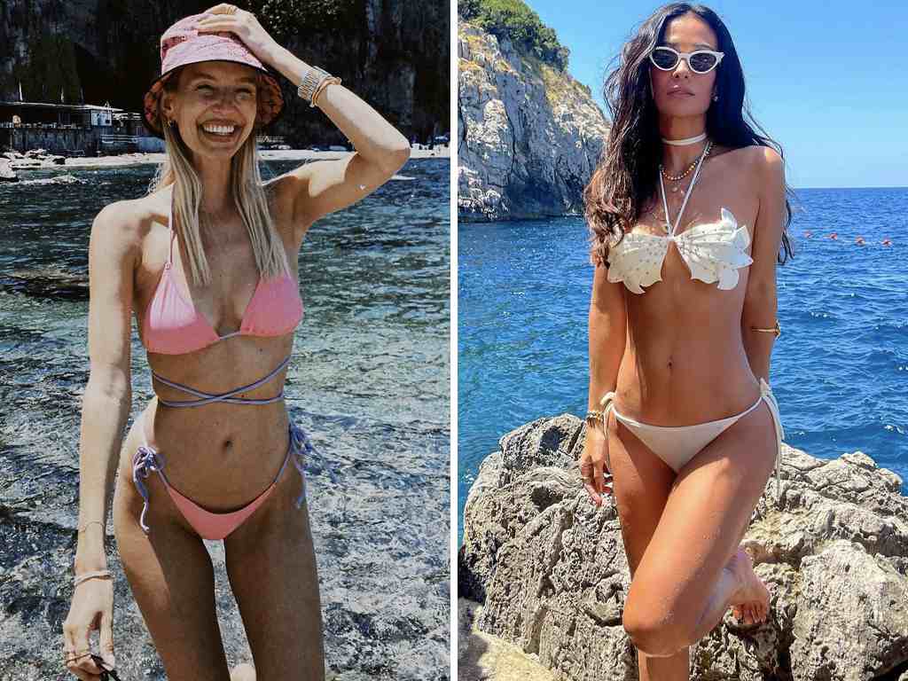 Foto 1: Reprodução/Instagram @leoniehanne; Foto 2: Reprodução/Instagram @silviabraz. Clique na imagem e confira peças similares!