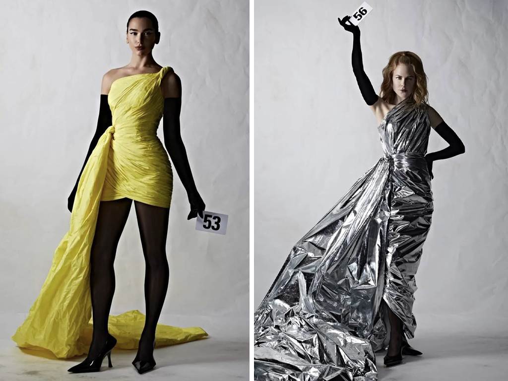 Fotos: Reprodução/Instagram @harpersbazaargreece. Clique na imagem e confira mais criações Balenciaga!