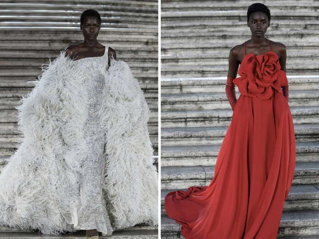 Fotos: Reprodução/Instagram @lauratortora_vogueit. Clique na imagem e confira mais criações Valentino!