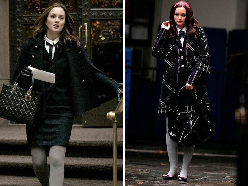 A personagem Blair Waldorf é uma das grandes referências da estética old money. (Fotos: Reprodução/Instagram @stealthelook)