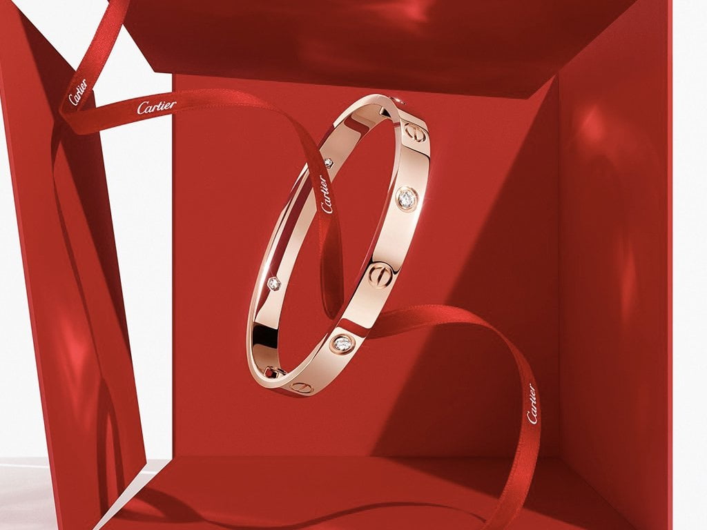 Pulseira Love Cartier. Clique na imagem e confira mais peças da marca! (Foto: Reprodução/Instagram @cartier)