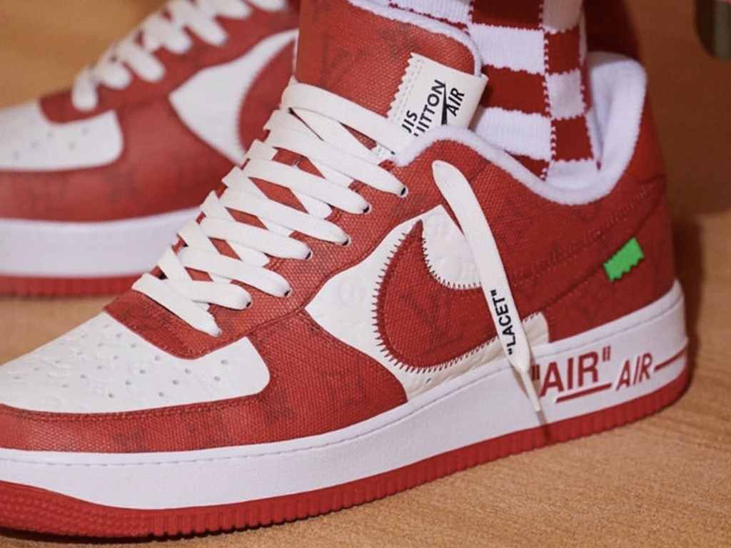 Ai Force 1 da parceria Nike x Louis Vuitton. Clique na imagem e confira mais modelos da marca! (Foto: Reprodução/Instagram @dlouisv.co).