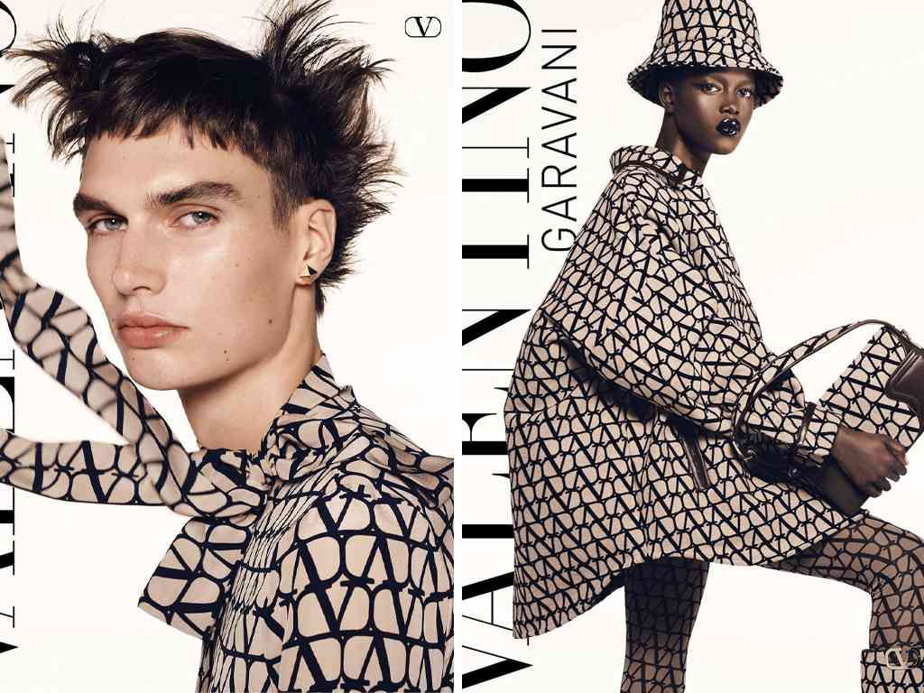 Campanha Valentino Toile Iconographe. Clique na imagem e confira mais criações da marca! (Fotos: Reprodução/Instagram @maisonvalentino)