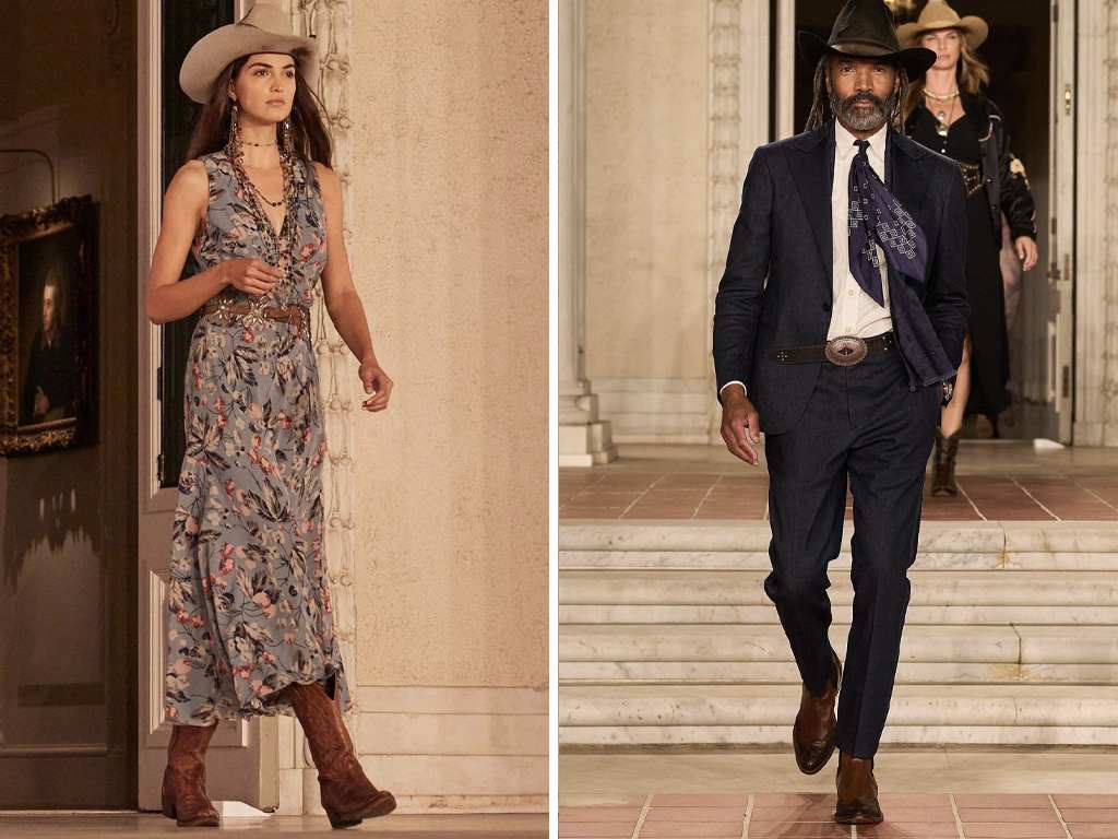 Looks do desfile da Ralph Lauren. Clique na imagem e confira criações da marca! (Foto: Reprodução/Instagram @ralphlauren)