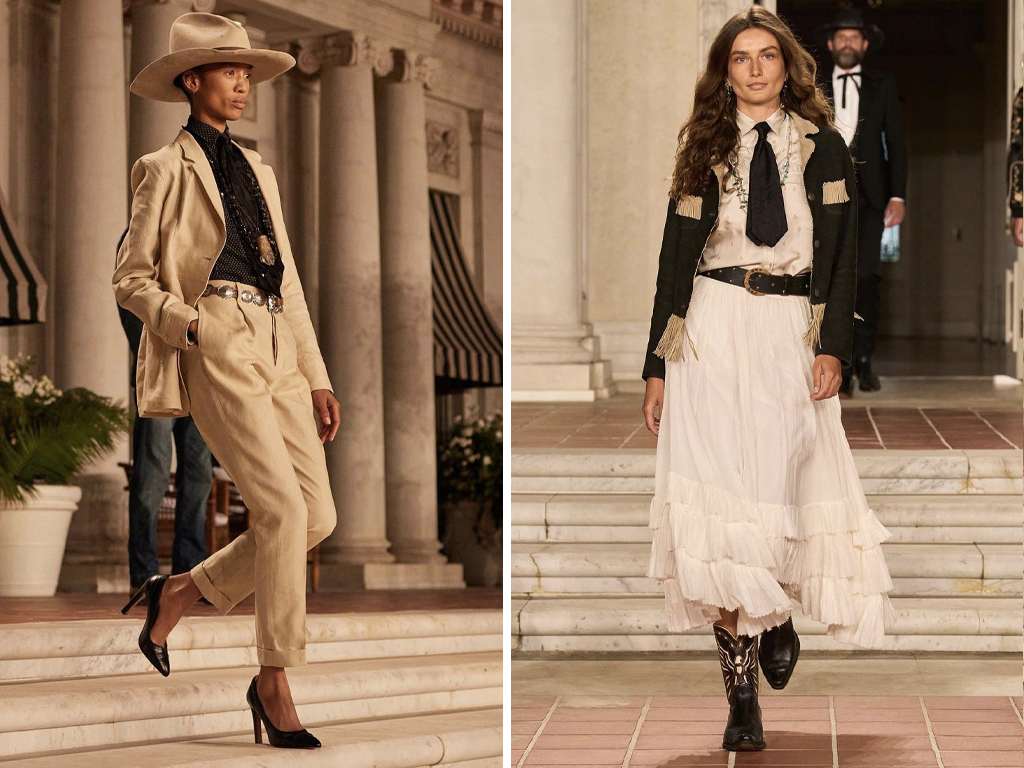 Looks do desfile da Ralph Lauren. Clique na imagem e confira criações da marca! (Foto: Reprodução/Instagram @ralphlauren)