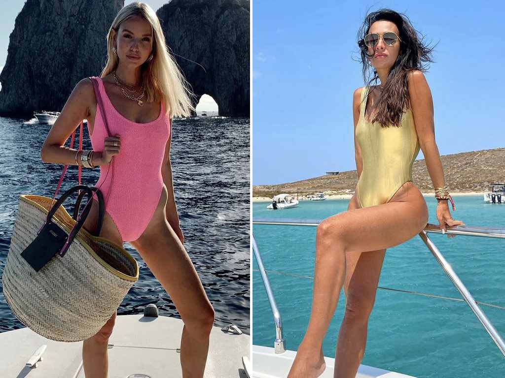 Foto 1: Reprodução/Instagram @leoniehanne; Foto 2: Reprodução/Instagram @silviabraz. Clique na imagem e confira peças similares!