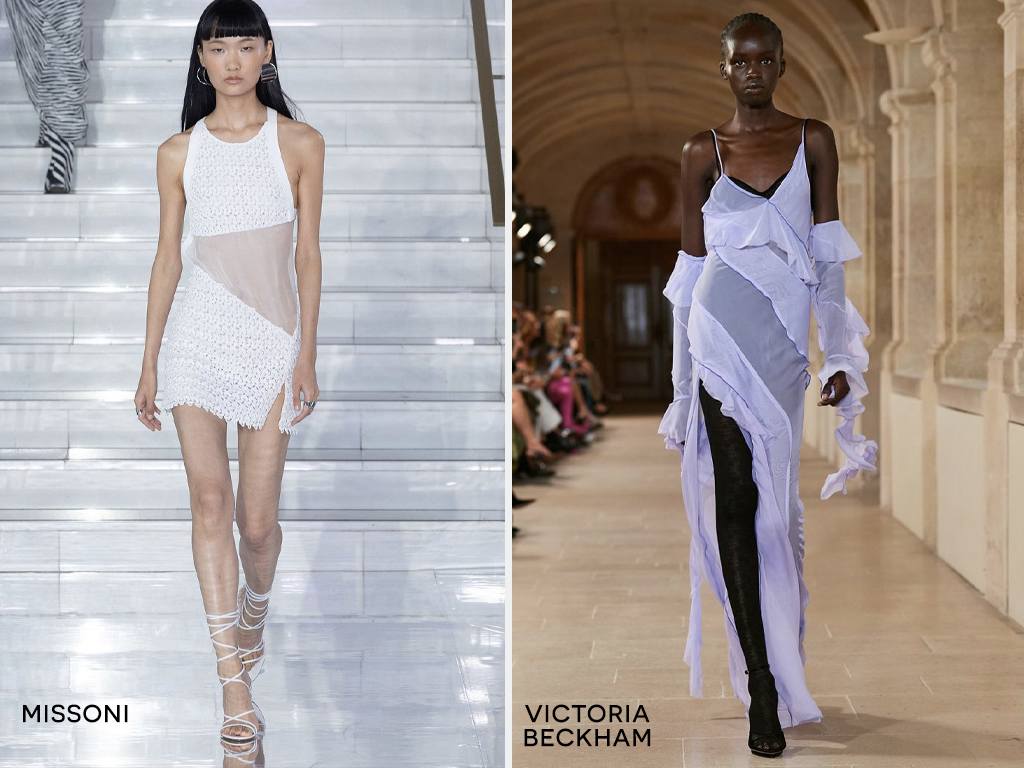 Foto 1: Reprodução/Instagram @missoni; Foto 2: Reprodução/Instagram @victoriabeckham. Clique na imagem e confira peças das tendências!
