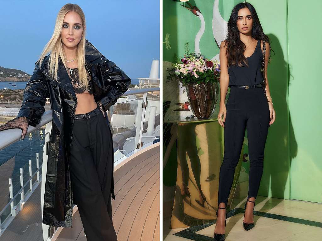 Foto 1: Reprodução/Instagram @chiaraferragni; Foto 2: Reprodução/Instagram @silviabraz. Clique na imagem e confira peças similares!
