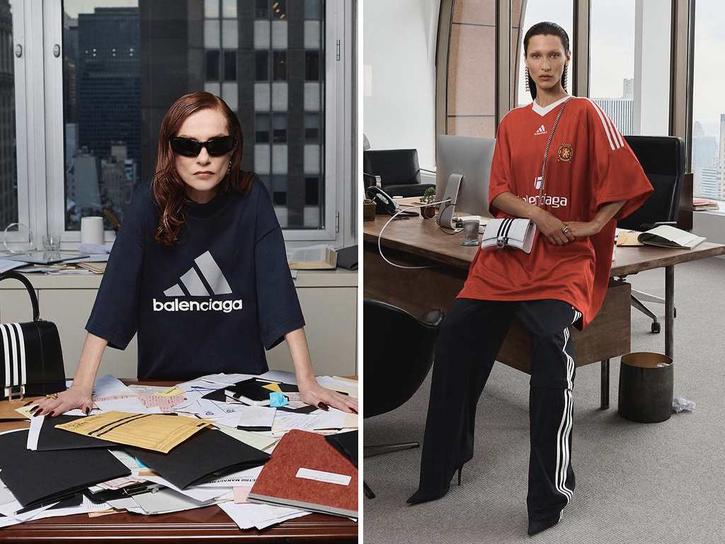 Fotos da campanha Balenciaga x Adidas. Clique na imagem e confiram criações da grife espanhola! (Fotos: Reprodução/Instagram @balenciaga)