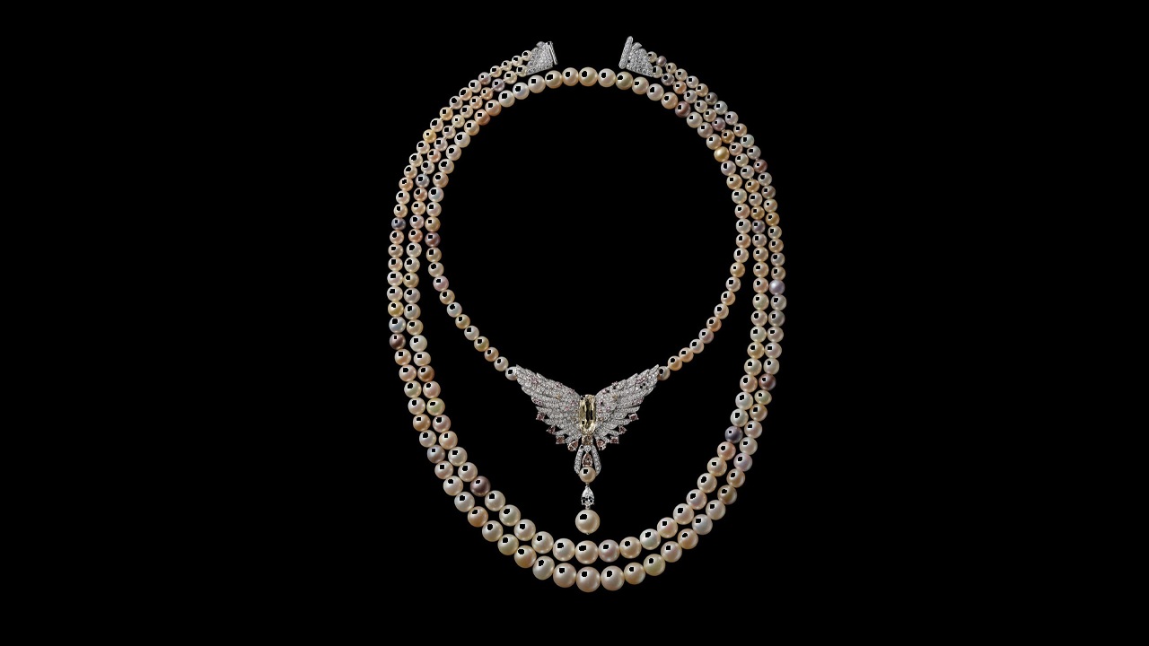 Colar de pérolas Cartier. Clique na imagem e confira criações da marca! (Foto: Reprodução/Pinterest)