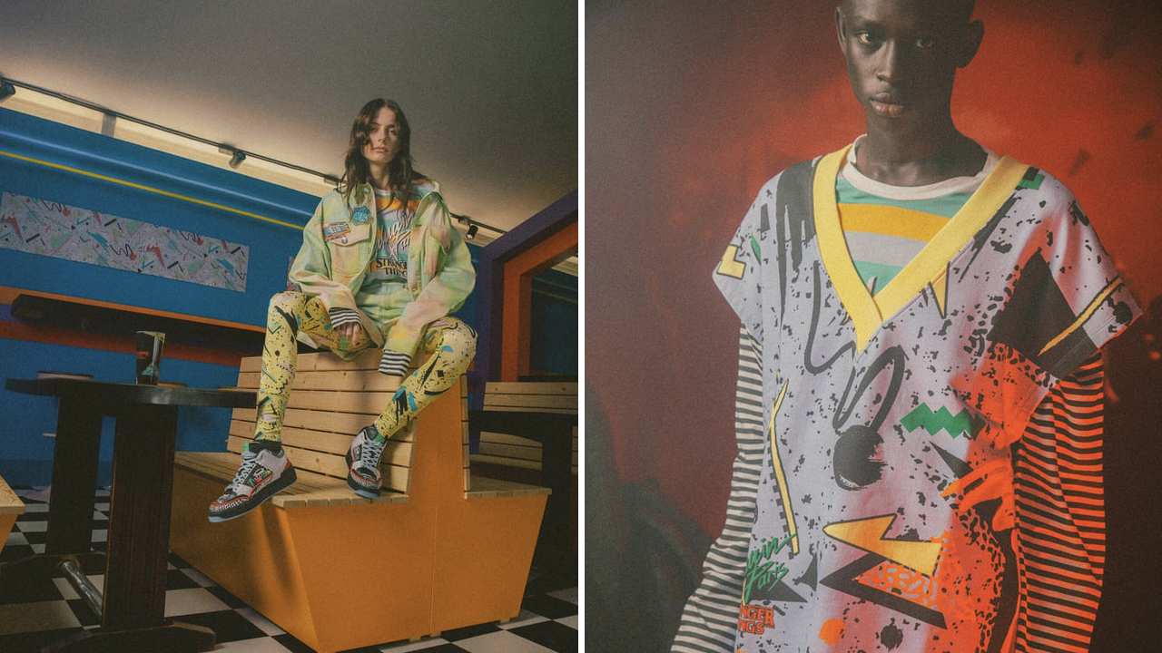 Parceria Balmain x Stranger Things. Clique na imagem e confira criações da grife francesa! (Foto: Reprodução/FashionNetwork)