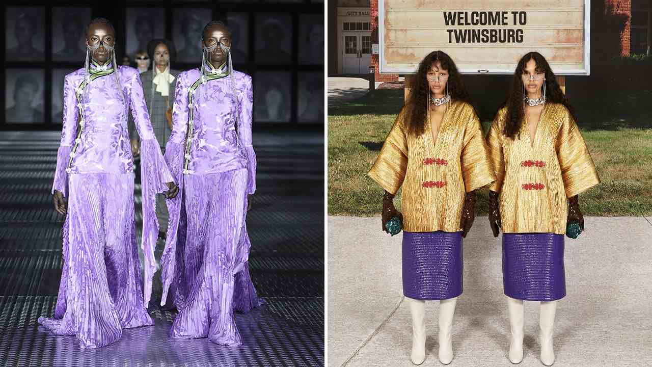 Desfile mais recente de Alessandro Michele na Gucci, apresentado em Setembro de 2022. Clique na imagem e confira criações da marca! (Foto: Reprodução/Instagram @gucci)