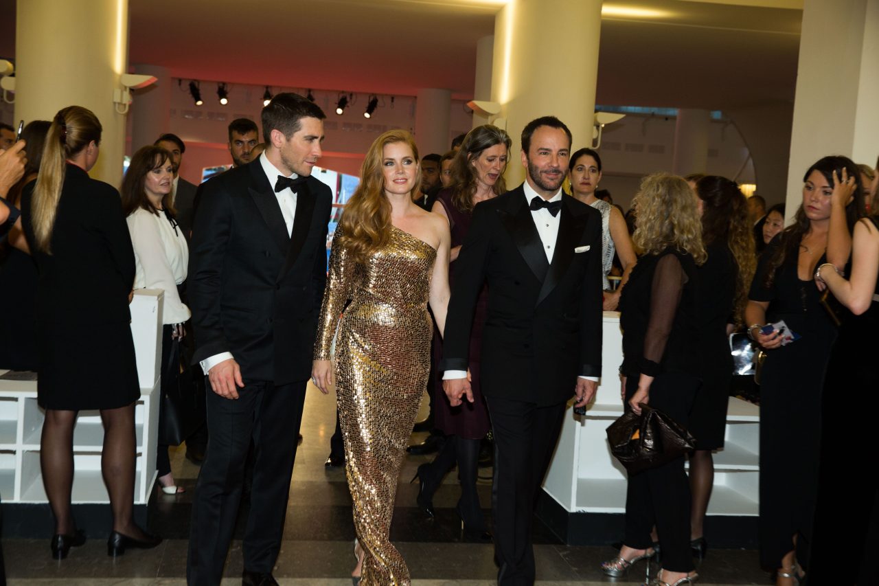 Imagem da festa de estreia do filme Animais Noturnos de Tom Ford.