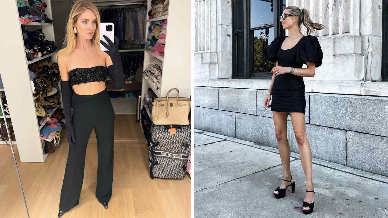 Foto 1: Reprodução/Instagram @chiaraferragni; Foto 2: Reprodução/Instagram @fashion_jackson. Clique na imagem e confira peças similares!