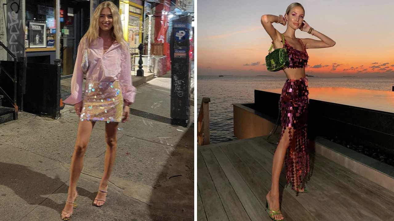 Foto 1: Reprodução/Instagram @emilisindlev; Foto 2: Reprodução/Instagram @leoniehanne. Clique na imagem e confira peças similares!