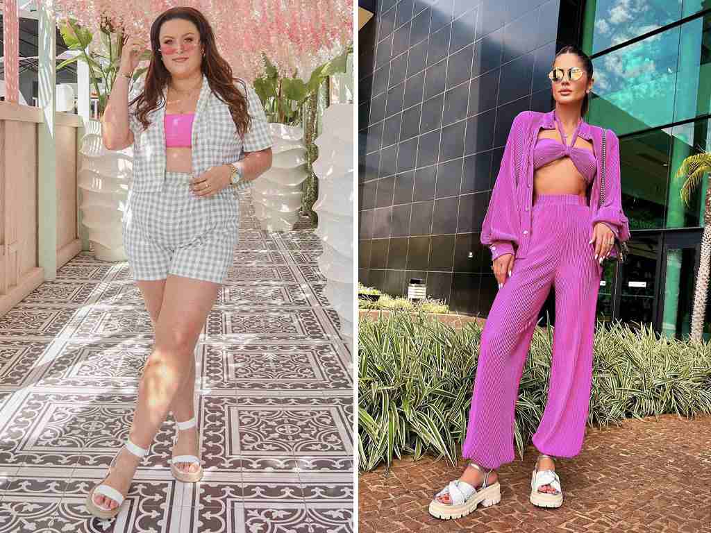Foto 1: Reprodução/Instagram @amyastridd; Foto 2: Reprodução/Instagram @thassianaves. Clique na imagem e confira peças similares!